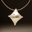 sterling and pearl pendant